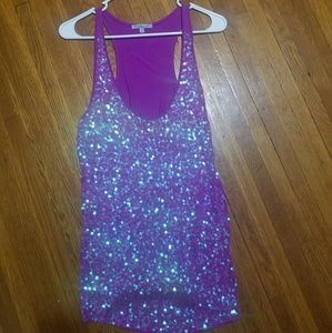 Charlotte Russe Sequin Tank